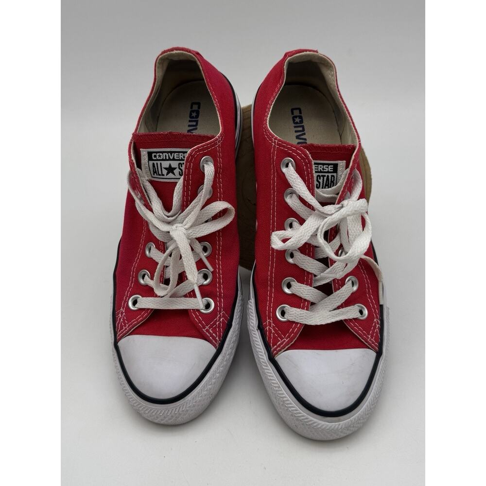 Converse Unisex Chuck Taylor Low Red Canvas Mens Size 6 Women Size 8
